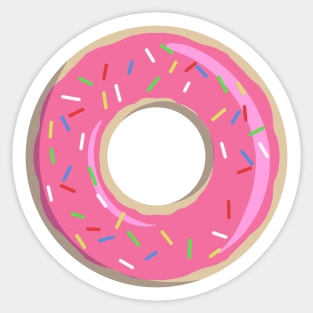 Pink Sprinkle Doughnut Sticker